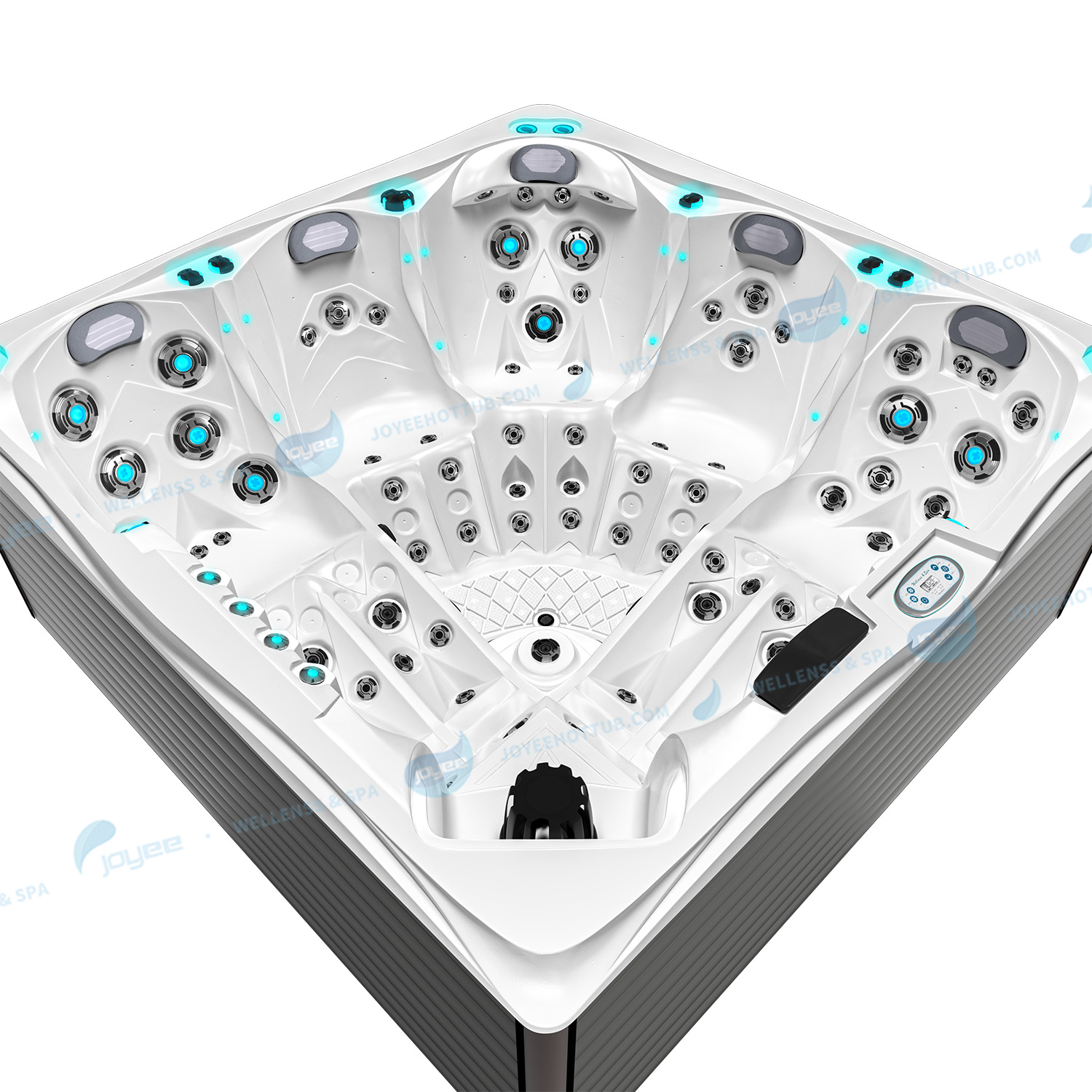 bubbelbad spa 5 personen thuis