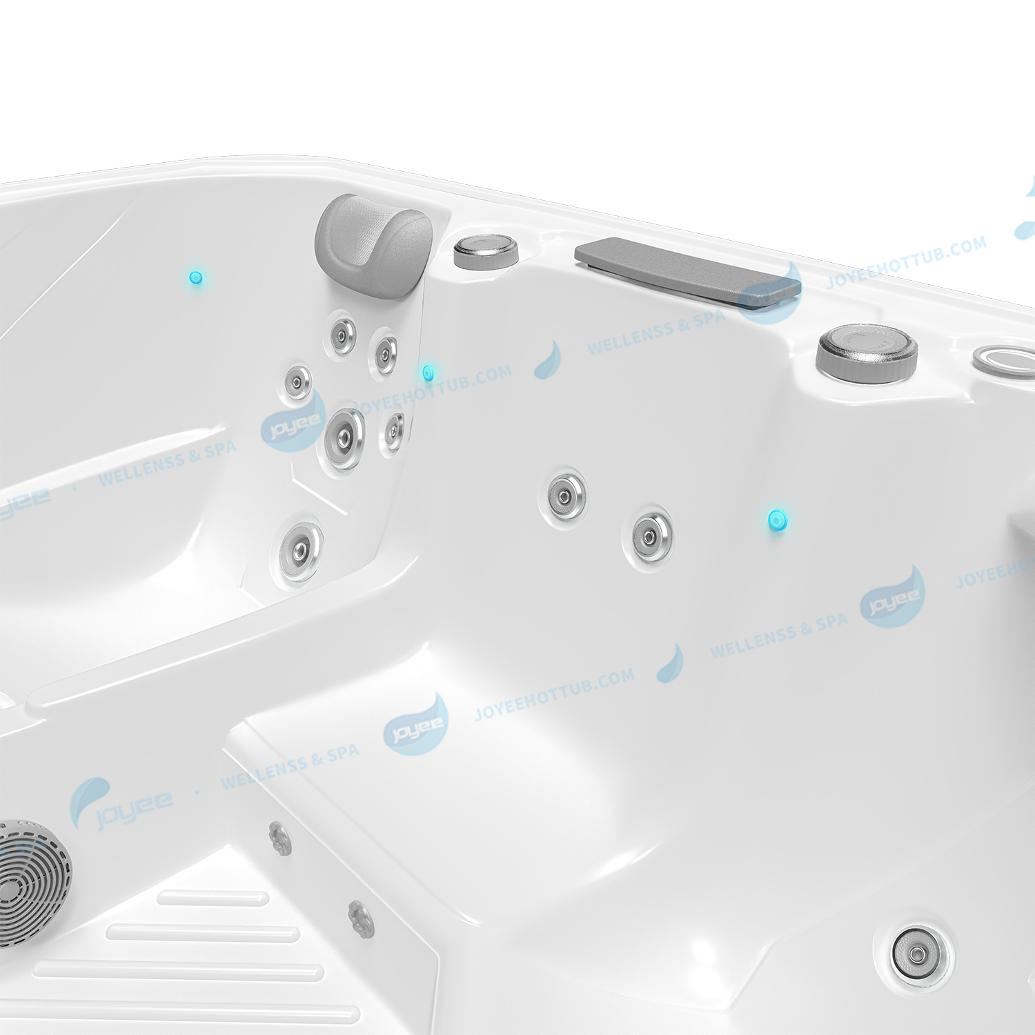 hete buis met fontein