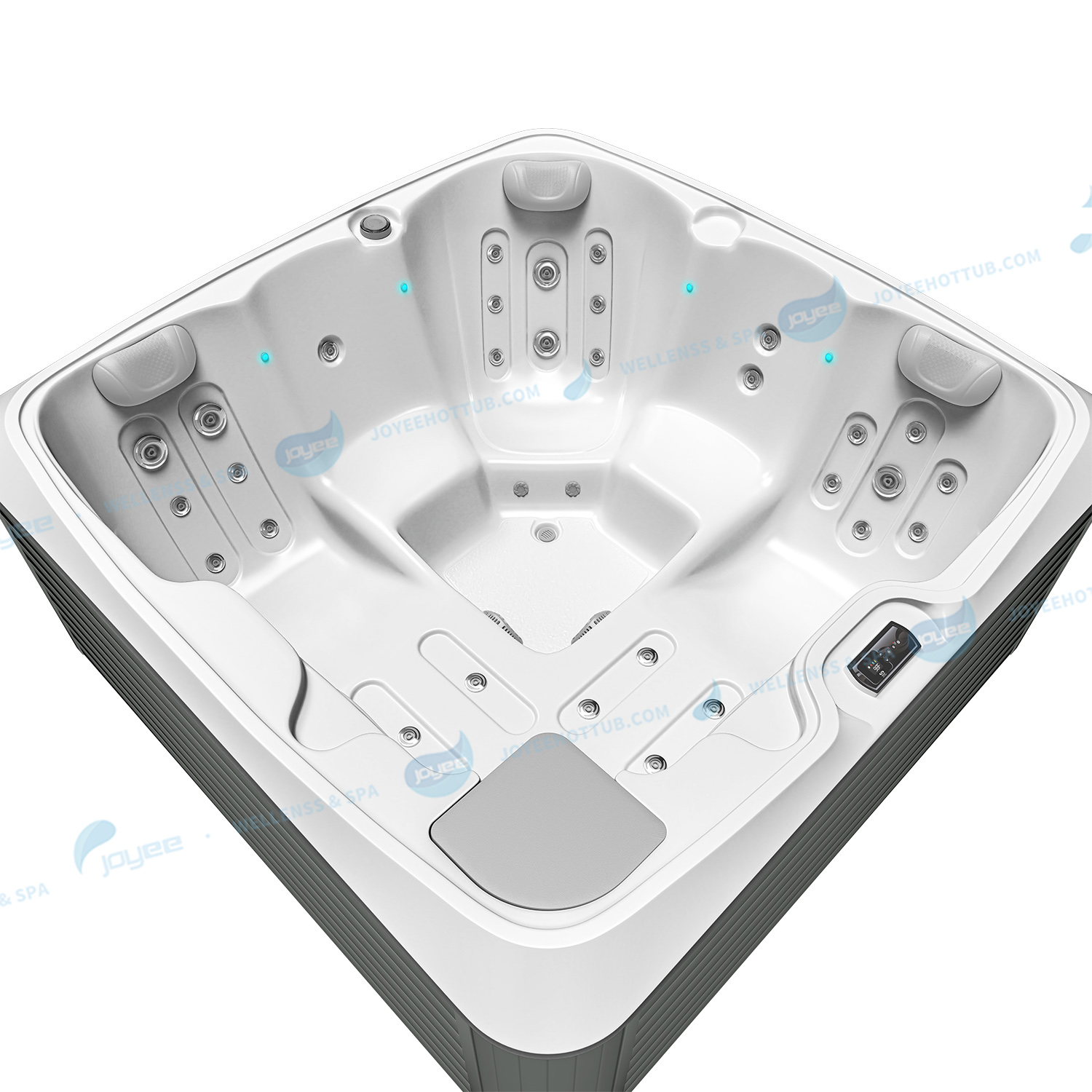 Outdoor SPA Hot Tub China-fabriek | Ozonschone acrylspa voor 5 personen - JOYEE