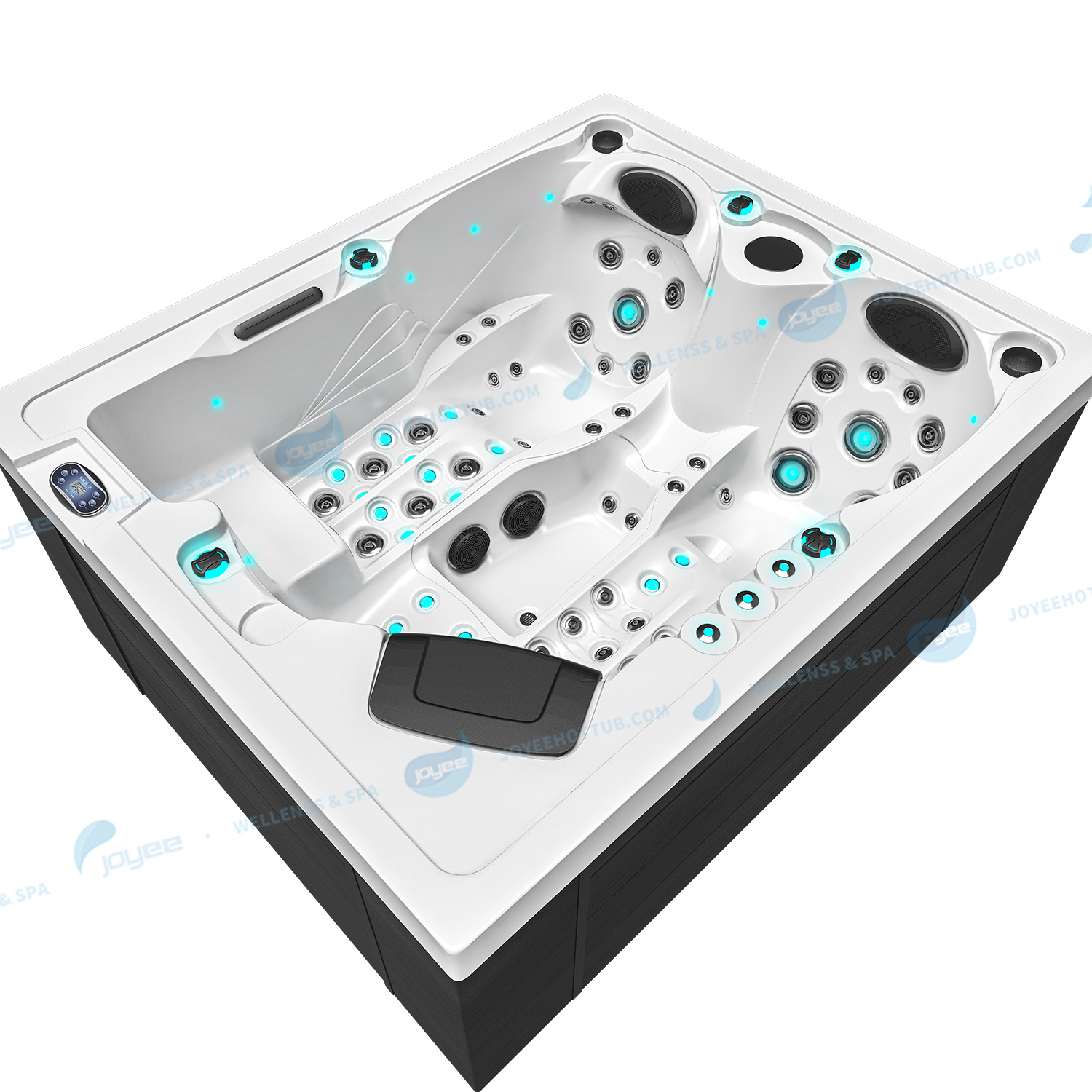 Outdoor Massage Garden Hot Tub Spa | Hydrorelax Acryl Massage Hot Tub - Joyee