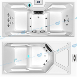 Acryl Cold Plunge Tub | Buiten ijsbadbad Recovery Duge Duge Tub - Joyee