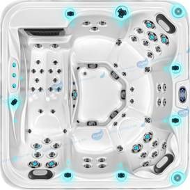 6 Persoon Whirlpool Acryl Balboa Tub | Buiten Spa Hot Tub - Joyee