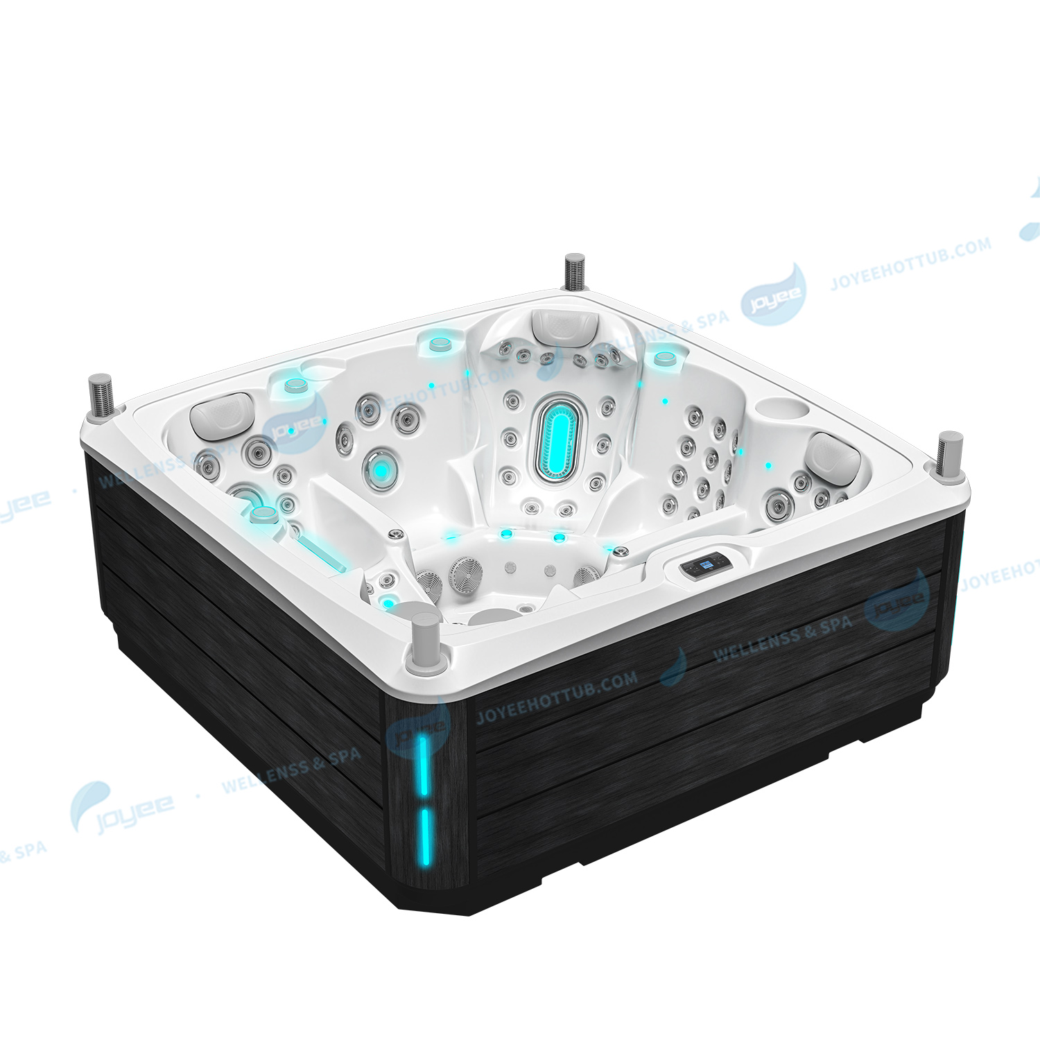 Hot Sale 5-persoons buitenbubbelbad | Balboa Massage Whirlpool met luchtjets - JOYEE