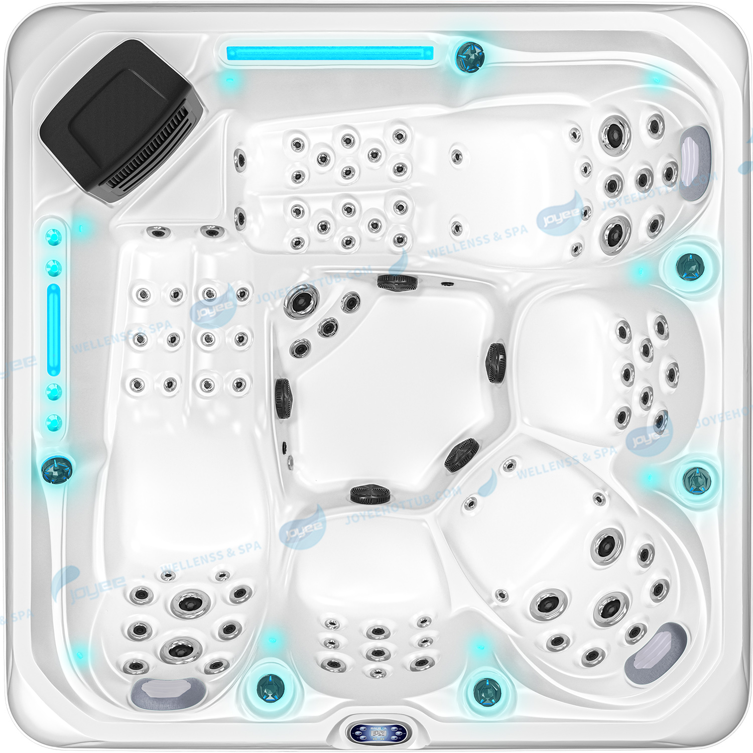 Buitenspa met muziek