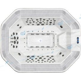 11 personen extra grote Baobal-bubbelbad buiten |Buitenjacuzzi's - JOYEE