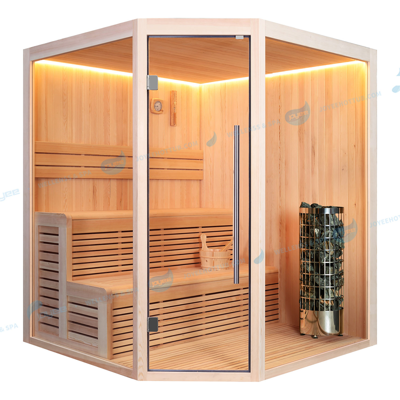 Traditionele Droge Stoomkamer Kachel Kachel Luxe Sauna |JOYEE