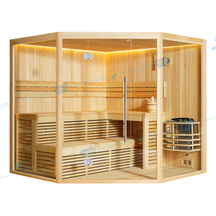 Hoge kwaliteit Russische houten sauna Wellness stoomkamer |JOYEE