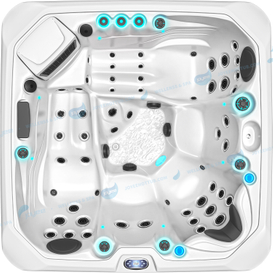 Hydrorelax 5 Person Spa Pool Tub | Acryl buitenmassage bubbelbad - Joyee