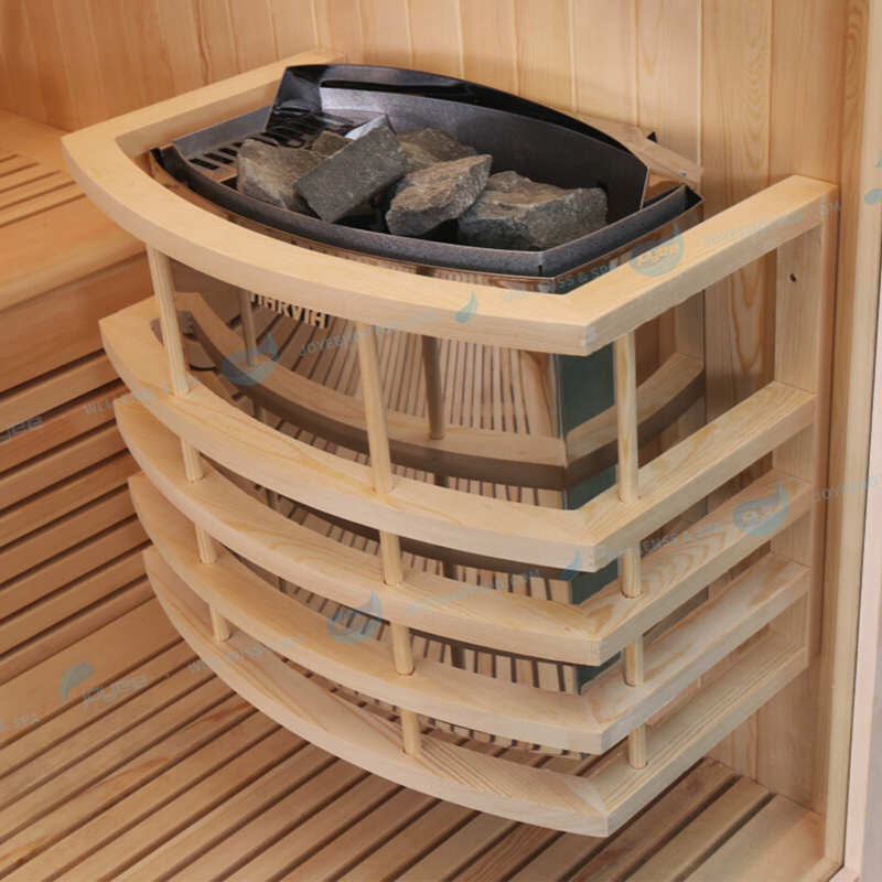 Traditionele Droge Stoomkamer Kachel Kachel Luxe Sauna |JOYEE