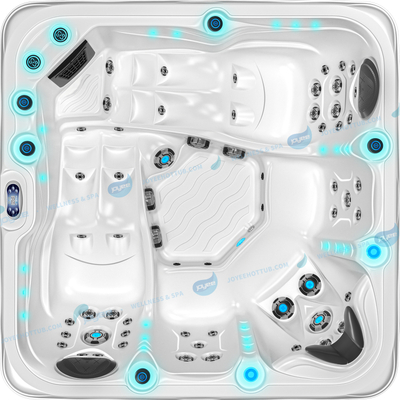Acryl Hot Tub 5 Person Outdoor Spa | Balboa Whirlpool Massage Spa - Joyee