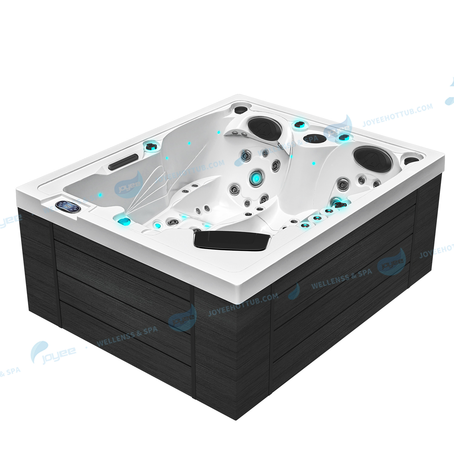 Outdoor Massage Garden Hot Tub Spa | Hydrorelax Acryl Massage Hot Tub - Joyee