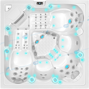 Balboa Garden Luxury Hot Tub | Spa Bath Whirlpool Outdoor Spa Hot Tube - Joyee