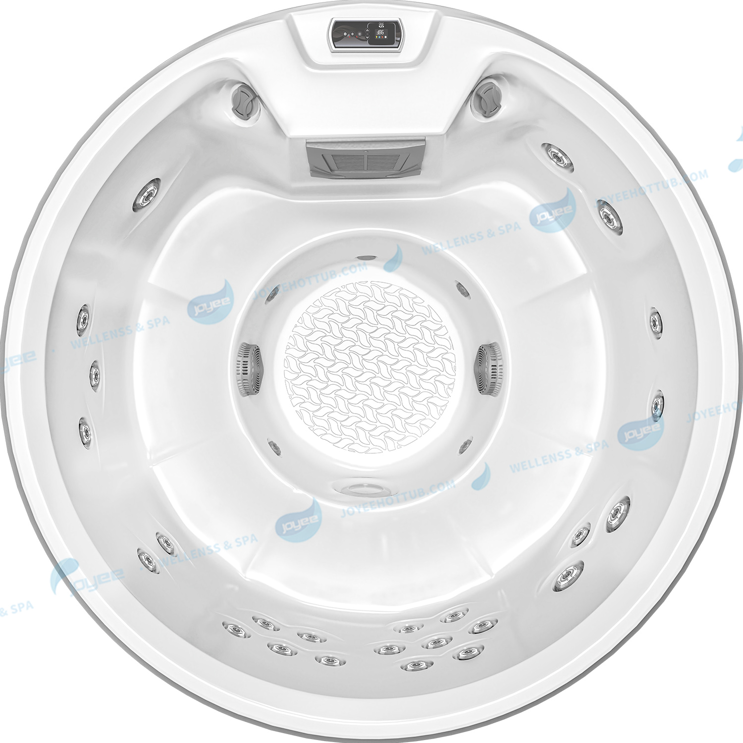 Chinese fabriek Nieuwe Whirlpool | Luxe 8 persoon rond bubbelbad - Joyee