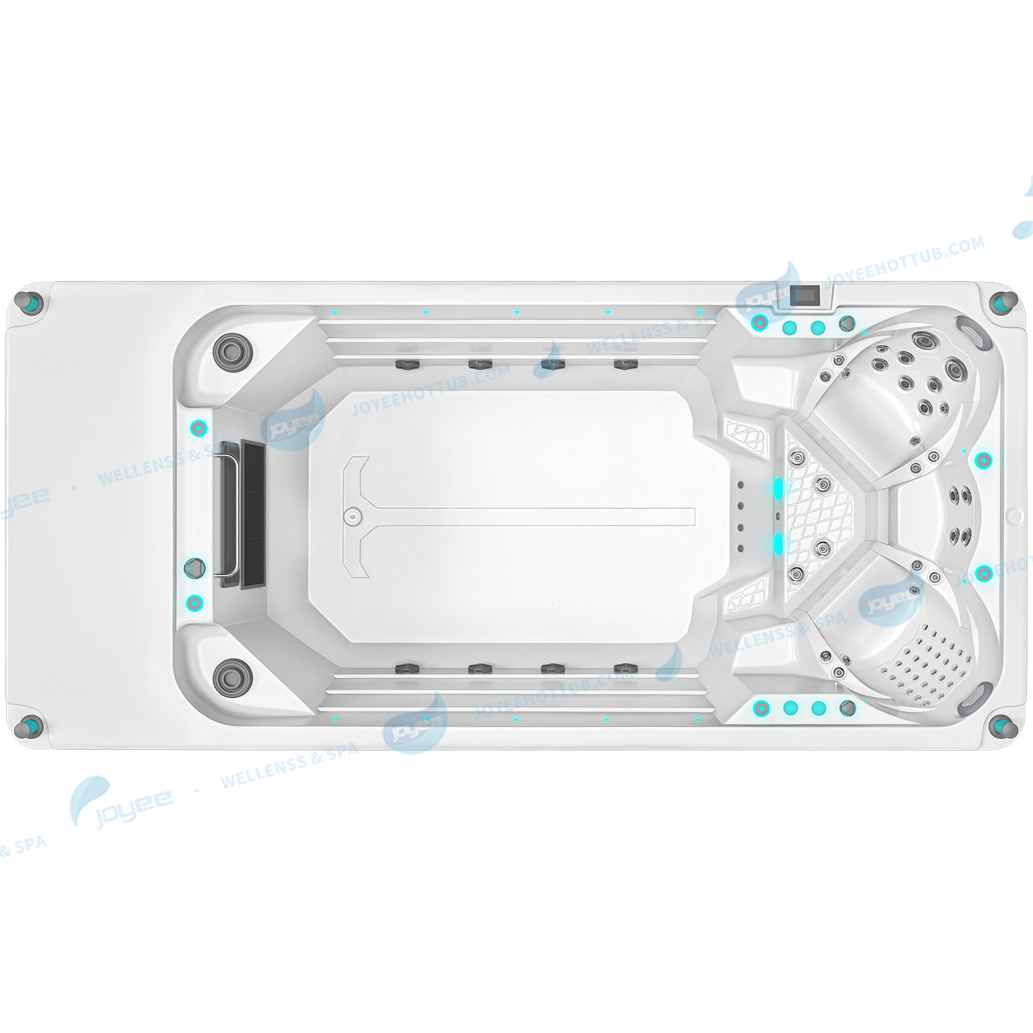 Glasvezel buitenzwemspa | Whirlpool Hydrotherapie Zwembad Spa - JOYEE