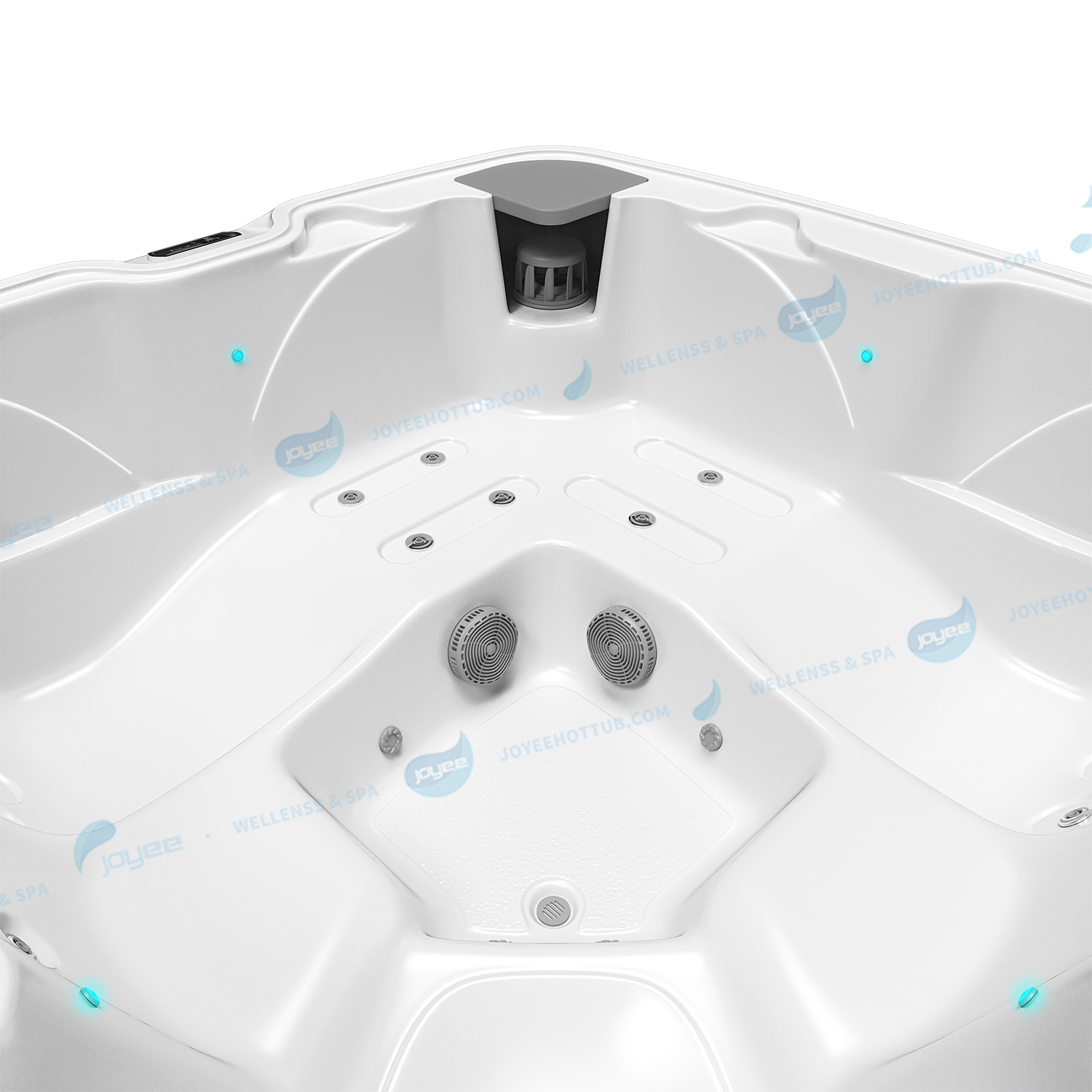 Outdoor SPA Hot Tub China-fabriek | Ozonschone acrylspa voor 5 personen - JOYEE