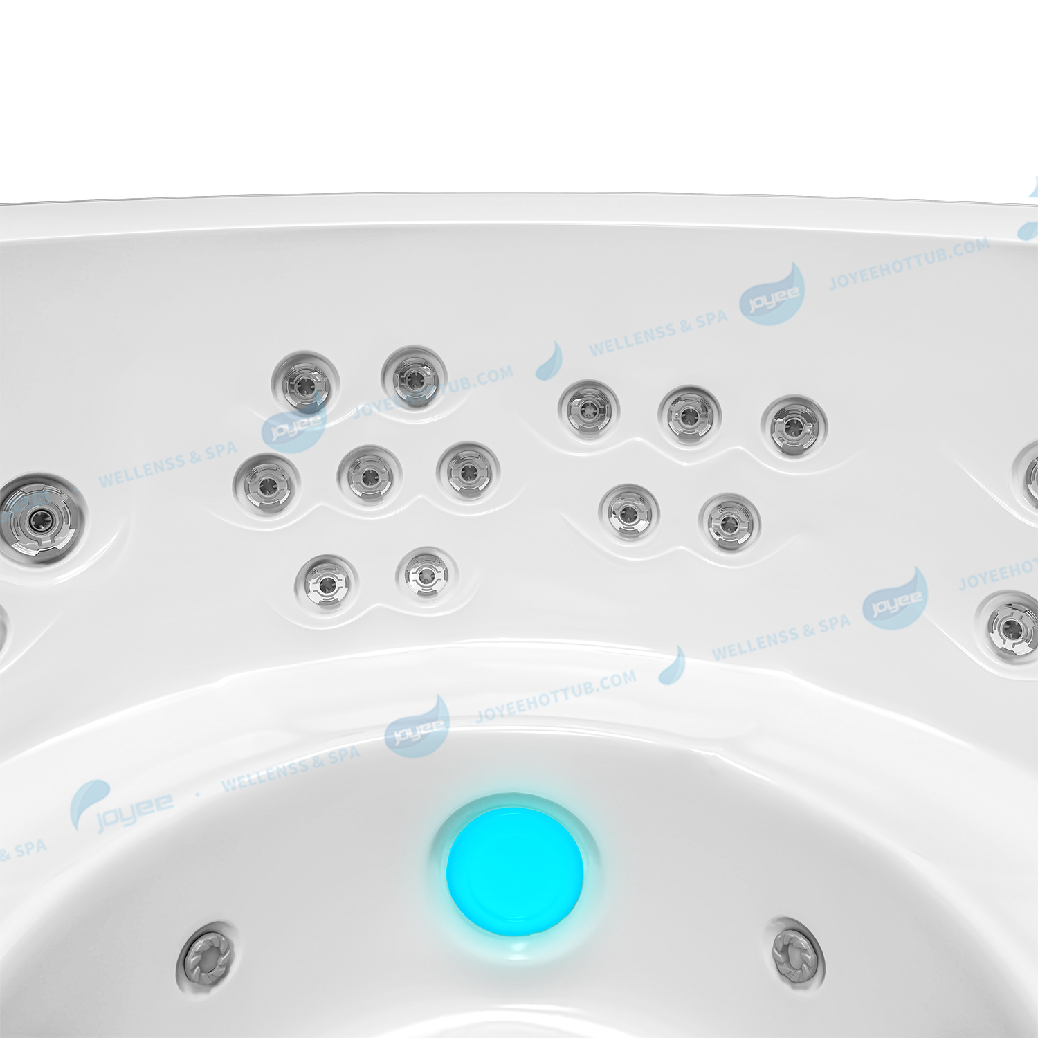 Chinese fabriek Nieuwe Whirlpool | Luxe 8 persoon rond bubbelbad - Joyee