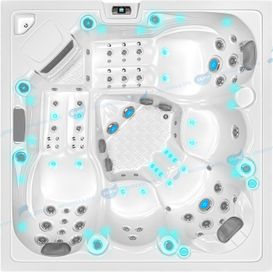 Balboa Garden Luxury Hot Tub | Spa Bath Whirlpool Outdoor Spa Hot Tube - Joyee