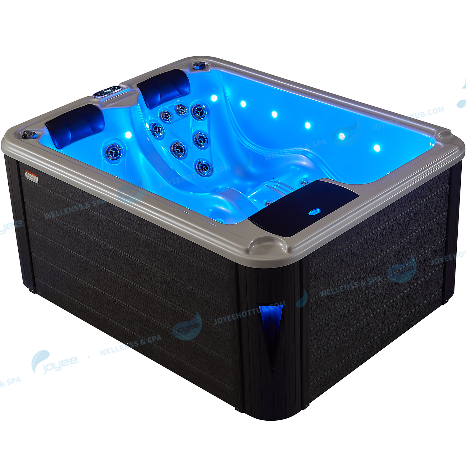 2 Personen Garden Spa Tub | Massage Jets Whirlpool Hot Tub - Joyee