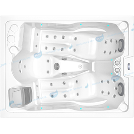 Spa Outdoor Hot Tub | Familie 3 Persoon Hot Tub Massage Spa - Joyee
