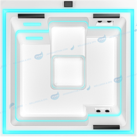 Gelcoat Hot Tube Outdoor met jacuzzier | Hot Tube Spa - Joyee