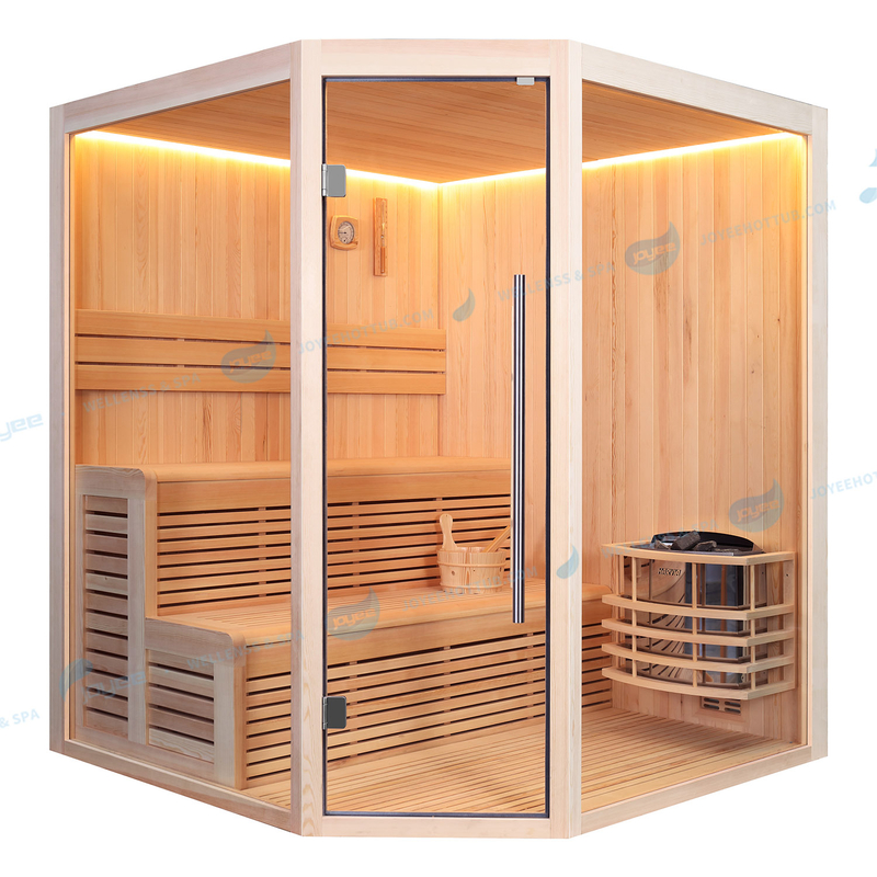 Traditionele Droge Stoomkamer Kachel Kachel Luxe Sauna |JOYEE