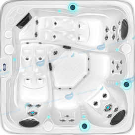 Buiten bubbelbad Spa Family Spa | Hydro Massage Hot Tub Whirlpool - Joyee